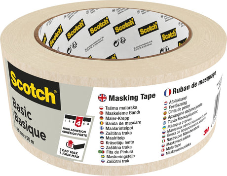 Ruban de masquage Scotch basic 48mmx50m beige |