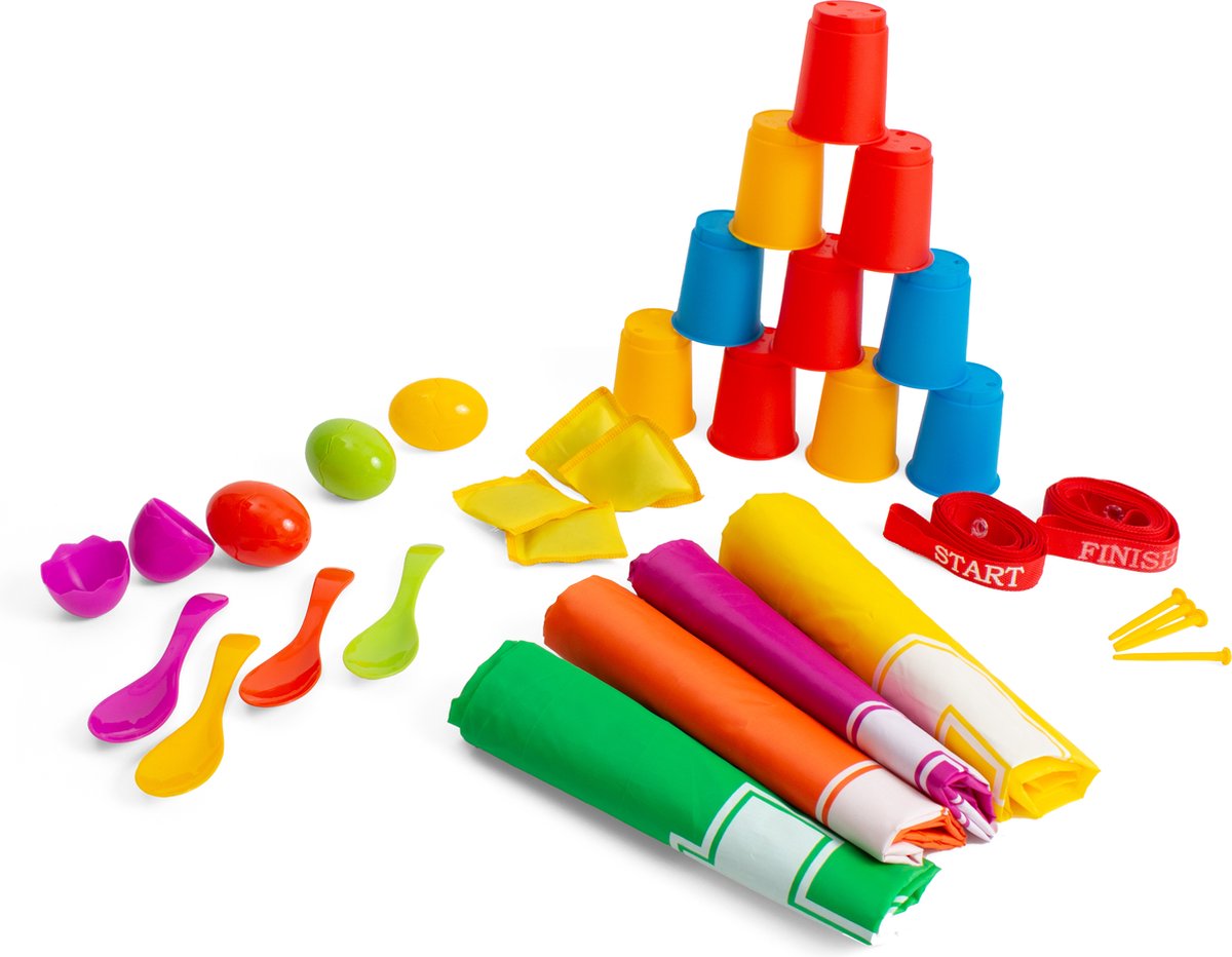 BS Toys Pack de fête de jeux néerlandais, 31 pcs.