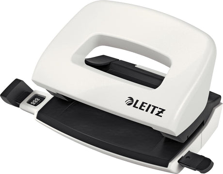 Leitz wow mini perforatrice en métal, blanc
