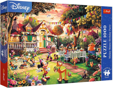 Puzzle Trefl 1000 pièces - Anniversaire Mickey Mouse - Carton Disney.