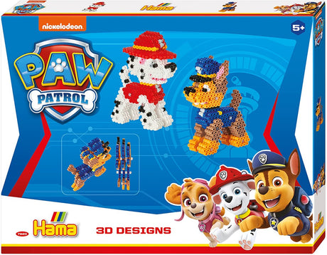 HAMA INTERNING BEAD SET - PAW PATROL 3D, 4000ST.