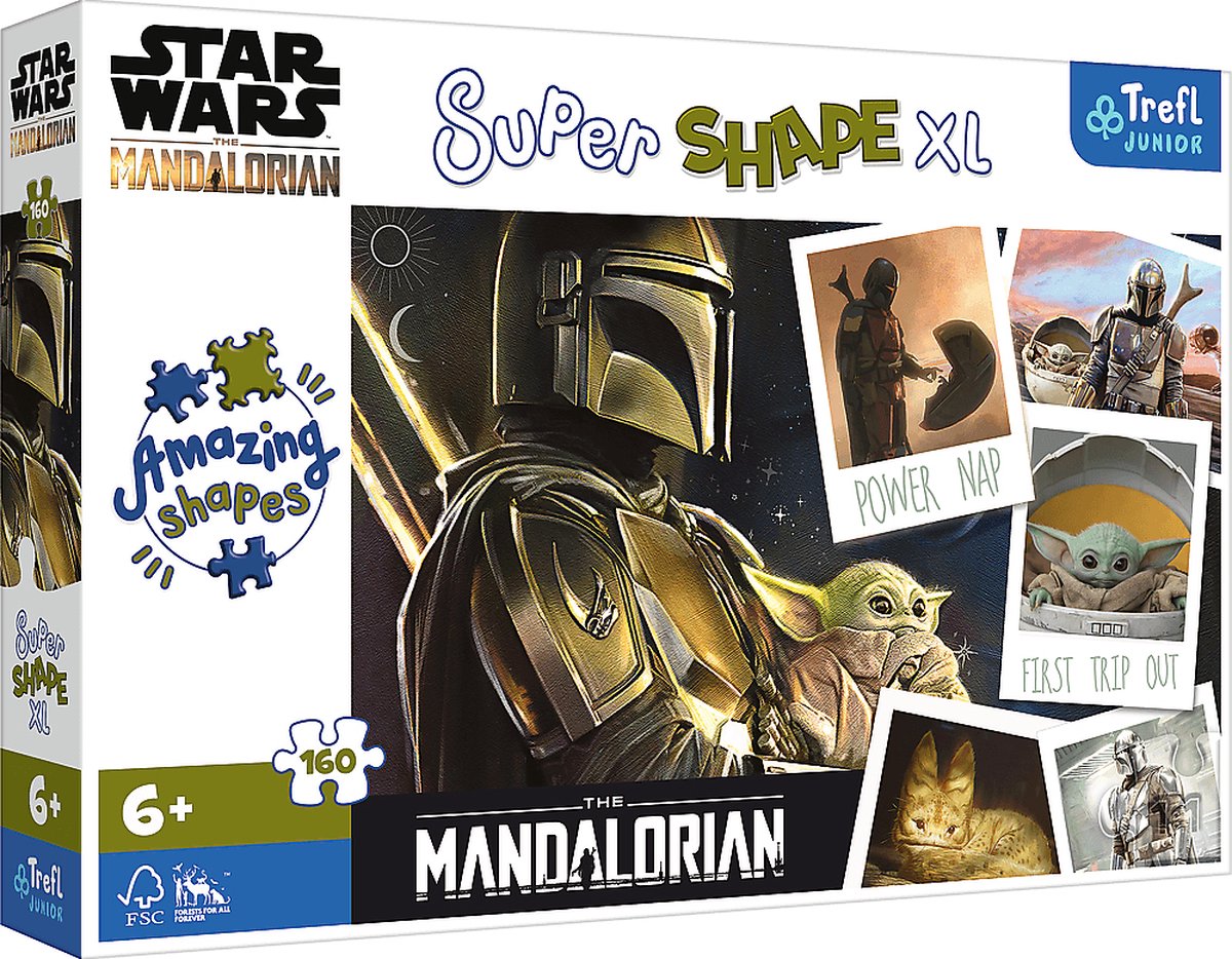 Puzzle Trefl Star Wars Mandalorian 160xl - Puzzle Lucasfilm.