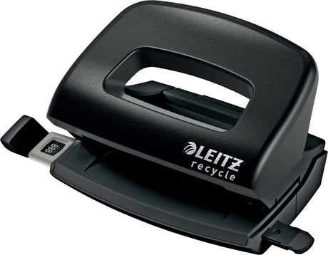 Leitz nexxt recycle mini perforatrice - perfore jusqu'à 10 feuilles - noir
