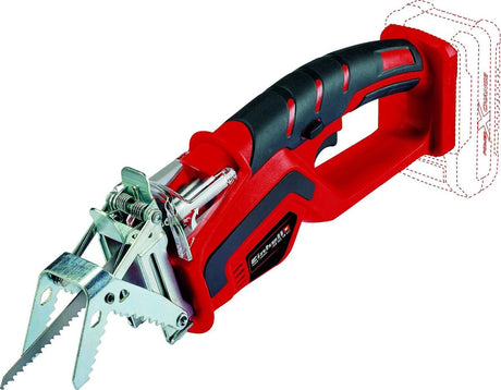 Scie à branche sans fil Einhell ge-gs 18 li solo - power x-change - 18 v li-ion - max. épaisseur de branche : 90 mm - incl. lame de scie kwb - excl. batterie et chargeur