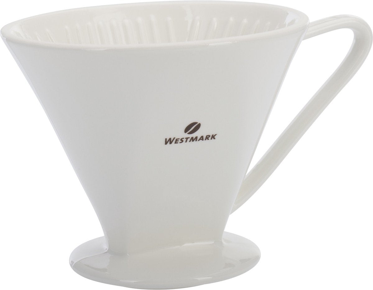 Porte-filtre à café en porcelaine Westmark, taille de filtre 6, pour jusqu'à 6 tasses de café, brasilia, 24492260