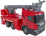 Friction de camion de pompiers Scania Truck 2 jeux avec lumière et son
