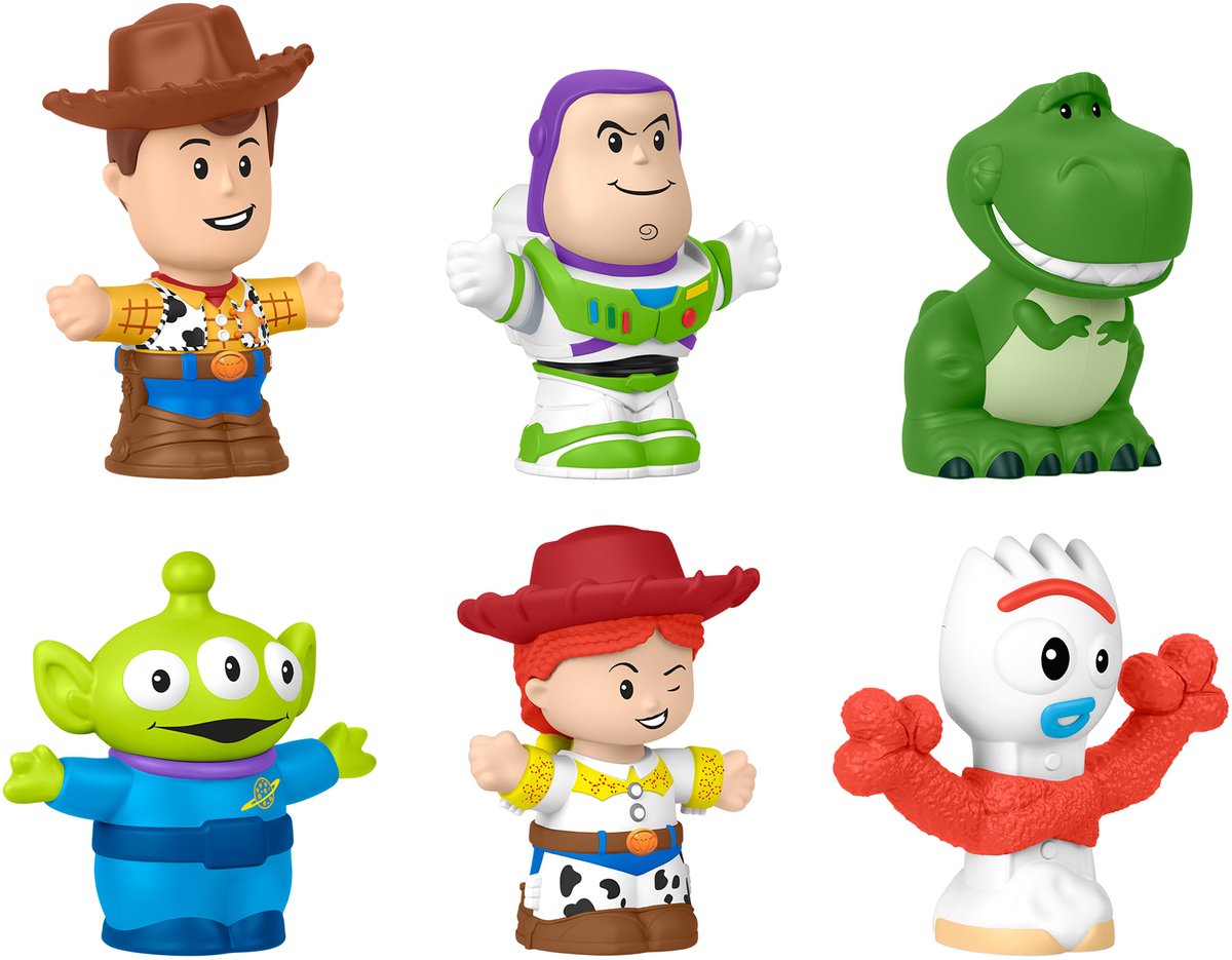 Ensemble de jeu de figurines Mattel Little People Toy Story - Jouets Disney Pixar.