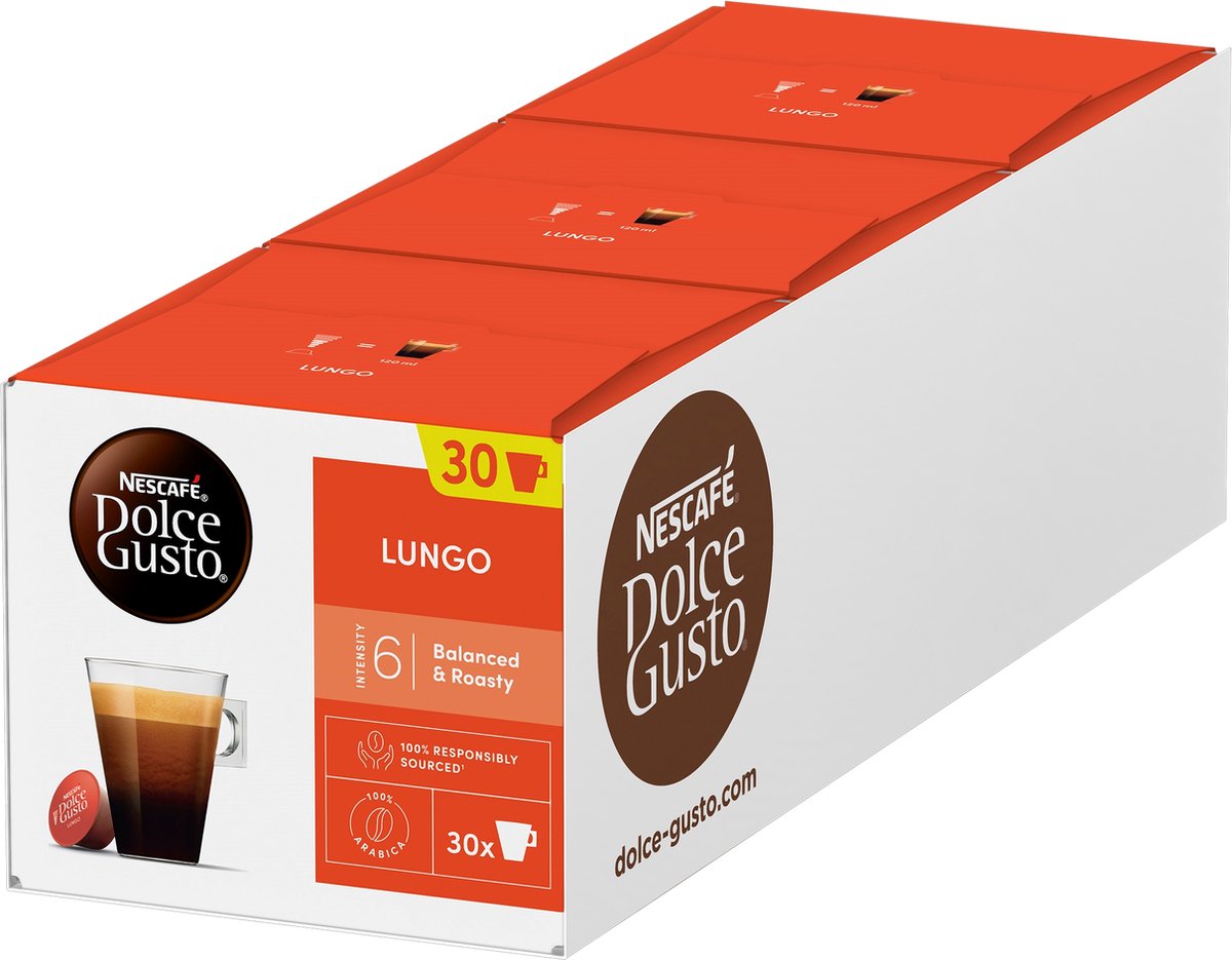 Nescafé dolce gusto capsules poumon - 90 tasses à café pour 90 tasses de café