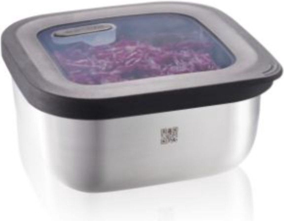 Pot de conservation Gefu provido - 400 ml - boîte de conservation hermétique - verre inox - empilable