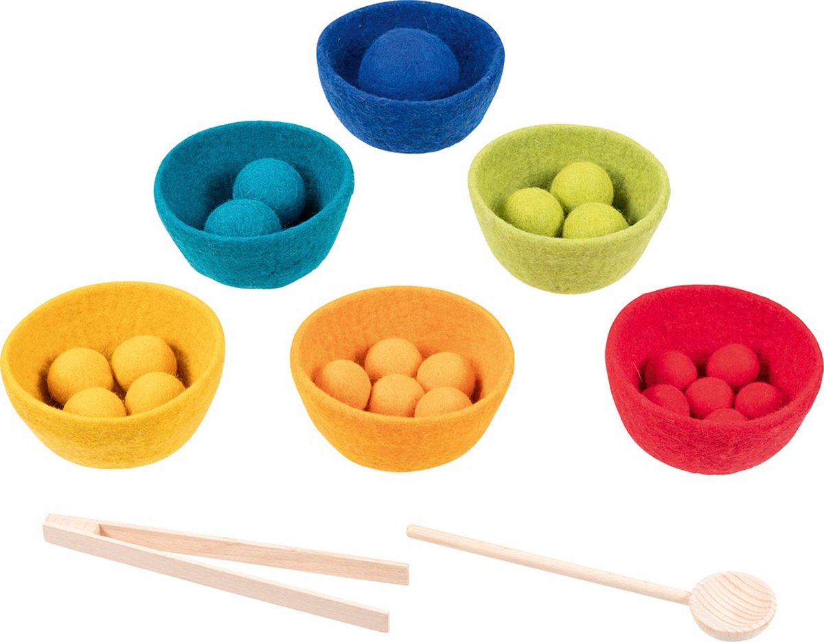 Laine de jeu de tri des couleurs Goki