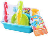 Kit de nettoyage ménager Playgo - 7 pièces.
