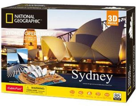 Puzzle 3D National Geographic Opéra de Sydney - Architecture - 128 pièces
