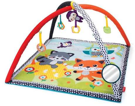 Tapis de jeu Infantino, salle de sport d'activité safari avec arche de jeu et jouets.