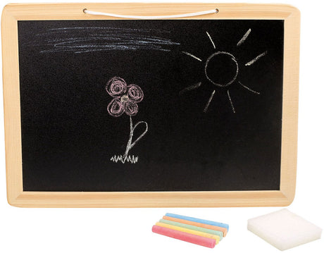 Small foot - tableau en bois avec craies de couleur, 7 pièces.