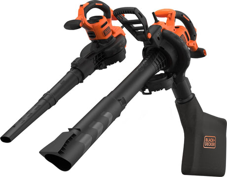 Souffleur de feuilles Black+decker 3000w, nettoyeur de jardin, vitesse de soufflage de 404 km/h - beblv300sb-qs