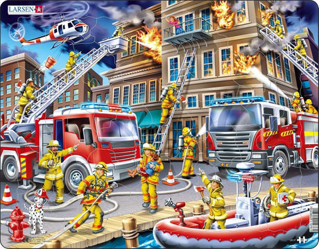 Selecta Larsen puzzle les pompiers, 45 pcs.