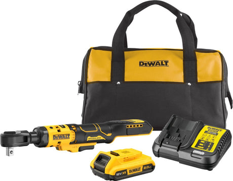 Dewalt dcf512d1 batterie clé à cliquet à angle droit 1 2 goupille de verrouillage 18v xr 2.0ah en sachet