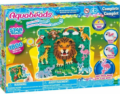 Scène de safari sauvage Aquabeads - ensemble complet