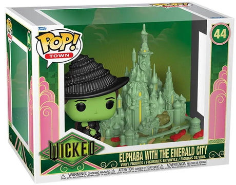 Funko méchant Elphaba avec la ville d'émeraude (pop ! ville) figurine en vinyle 44 pop unisexe ! - neutre - standard