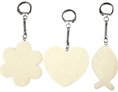 Société créative https : www.ccobby.nl porte-clés-taille-6-7-cm-épaisseur-3-mm-12-pièces-1-boîte