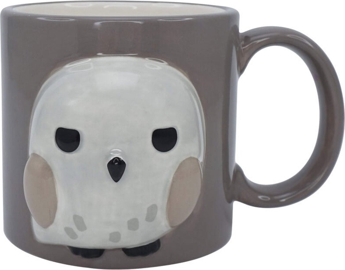 Harry Potter Half Moon Bay - mug en relief kawaii hedwige 350ml