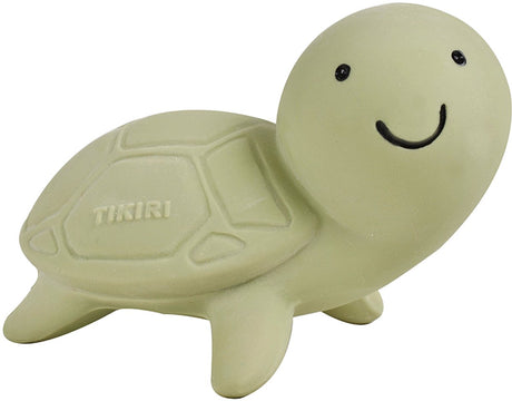 Tikiri mon premier animal marin - tortue - caoutchouc naturel - avec clochette - 0 ans