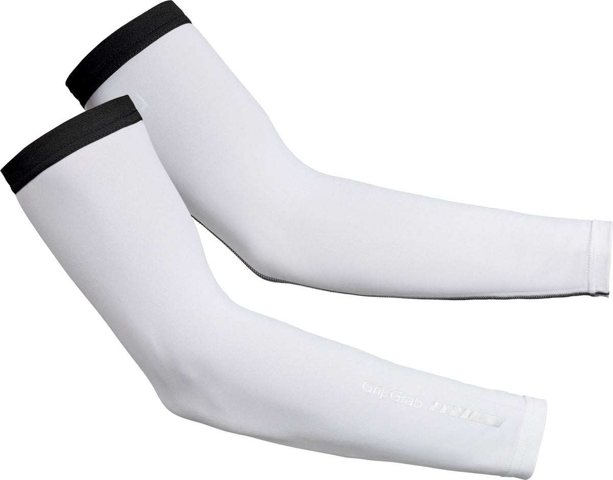 Gripgrab - Manchons de protection UV UPF 50+ manchettes de vélo d'été Protection UV - blanc - unisexe - taille S