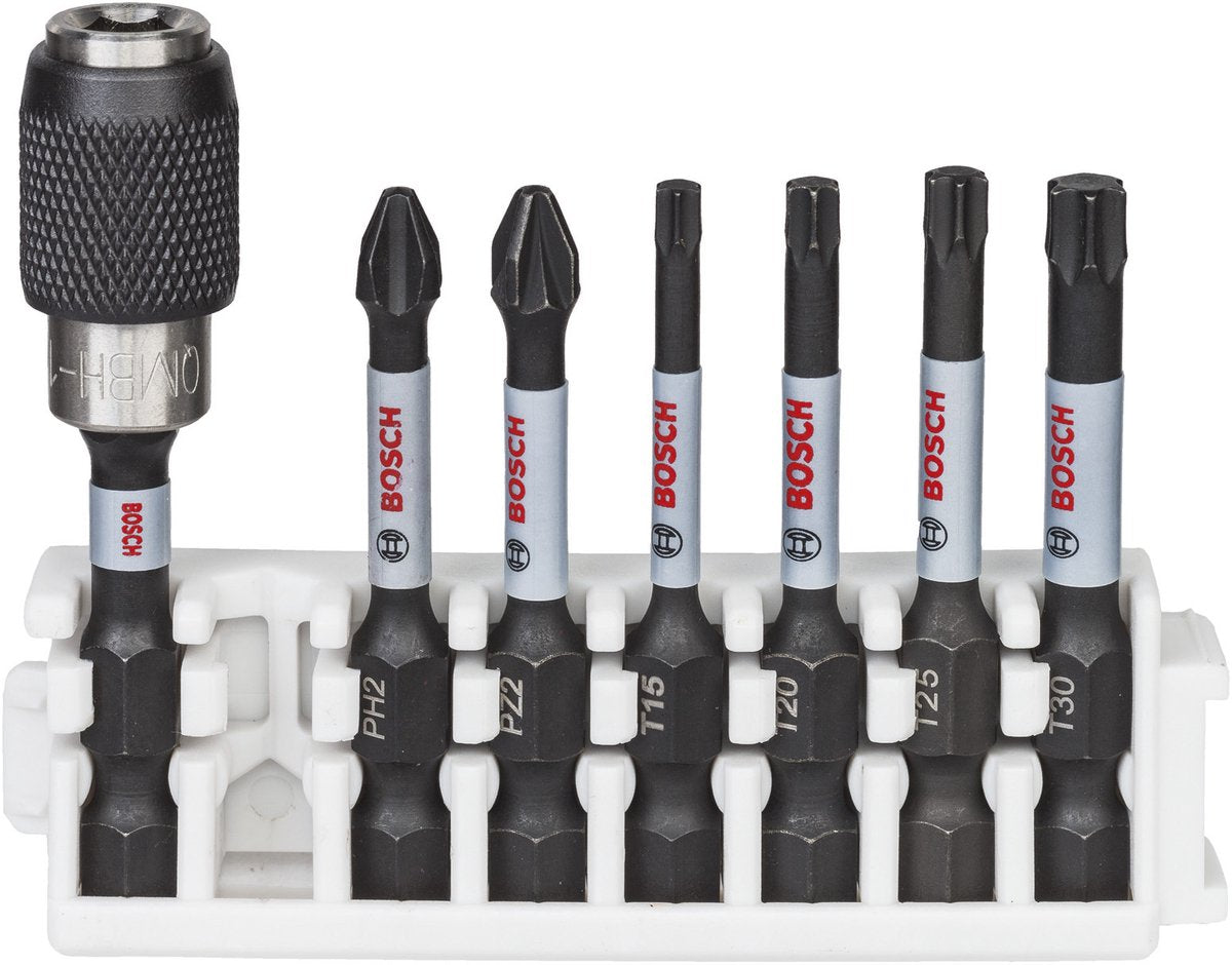 Imp bosch accessoires vis embout act control 50 mm ph2 pz2 t15 t20 t25 t30 7x - 2608522327