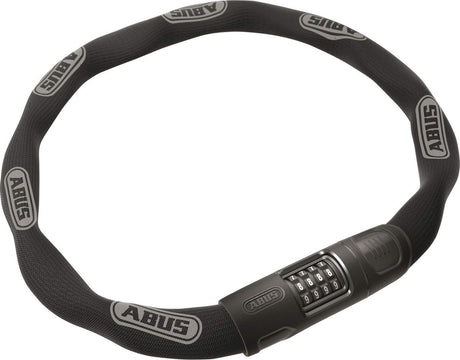 Verrouillage de la chaîne ABUS 8808C 110 - Black, 8 mm carré, code réglable