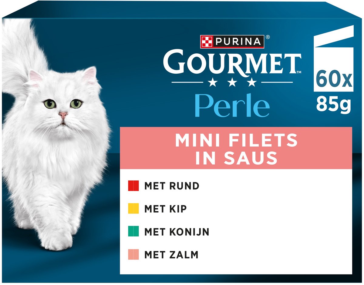 Gourmet Perle mini filets dans la sauce poulet lapin de bœuf saumon