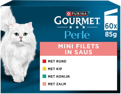 Gourmet Perle mini filets dans la sauce poulet lapin de bœuf saumon
