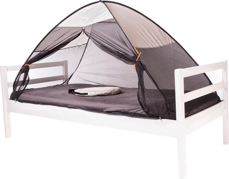 Deryan Moustiquaire pop up pour tente de lit - 200 x 90 cm - Moustiquaire de la plus haute qualité - Moustiquaire maille 1 mm - Crème