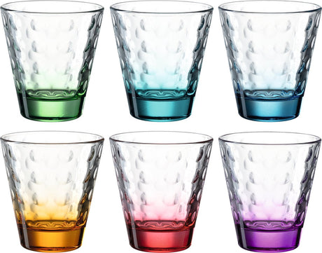 Verres optiques Leonardo assortis 215ml - set 6