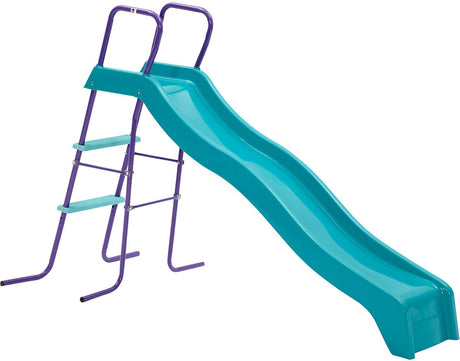 Ensemble toboggan en métal haumea prune 7 pieds