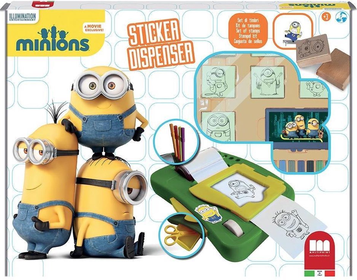 Ensemble de croix d'autocollants multiprint Minions