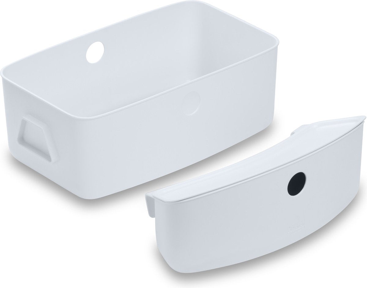 Hauck alpha box set - ensemble organisateur pour chaise haute - blanc