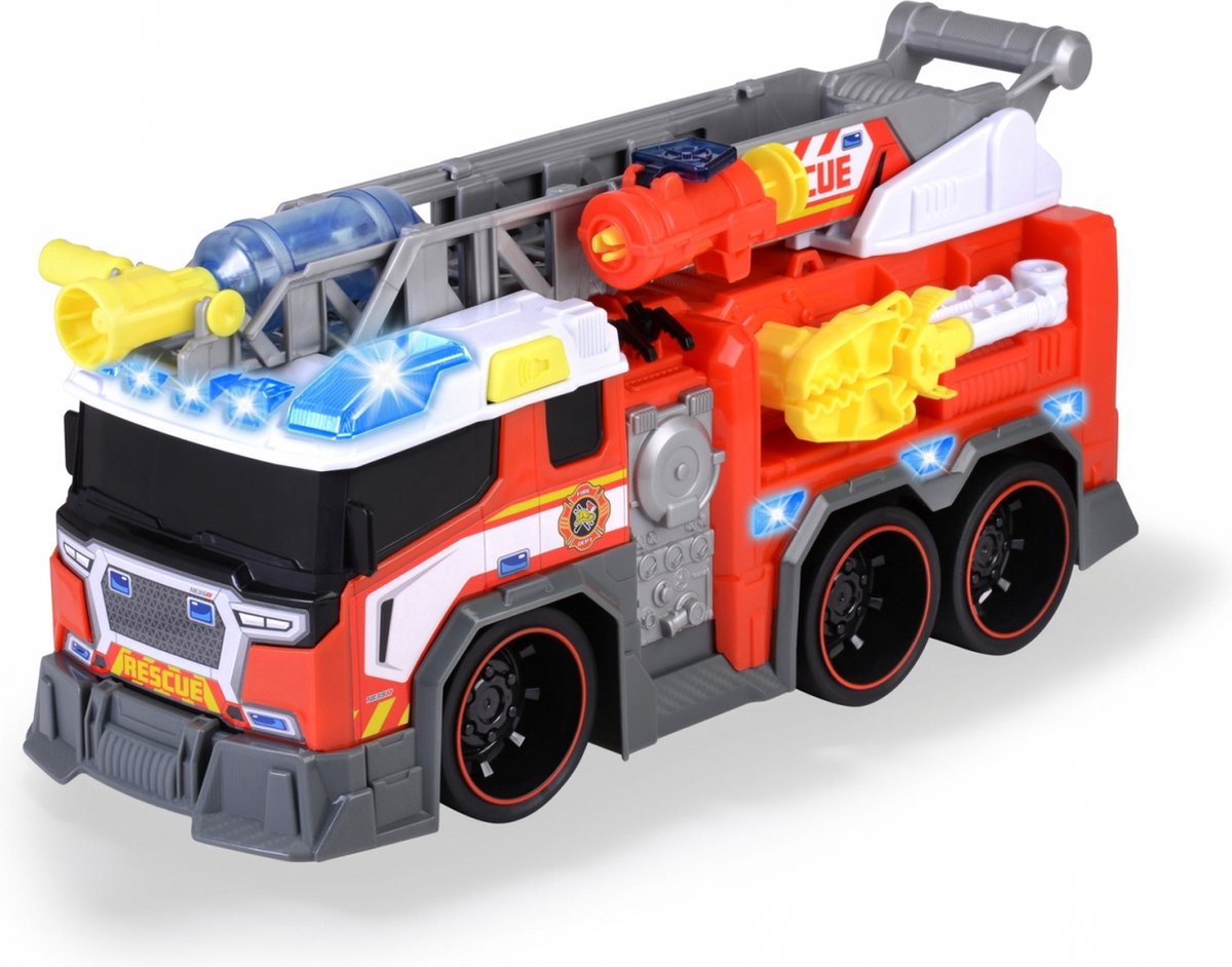 Lumière et son du camion de pompiers Dickie