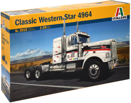 Kit de construction de maquettes Italeri camions - 3915 classic western star 4964 plastique - 1:24 - modélisme