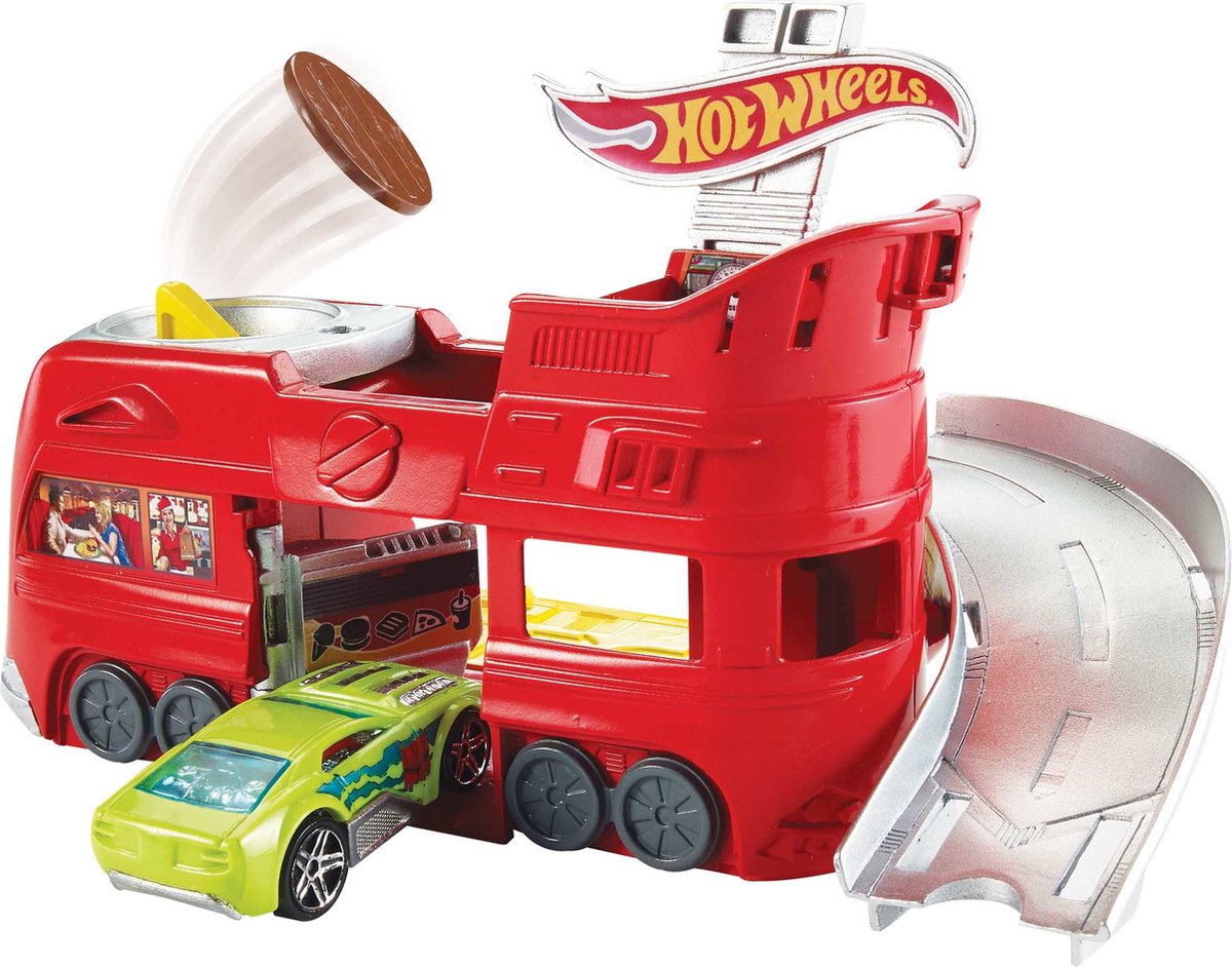 Mattel Hot Wheels - piste de course Dine Dash - extension Hot Wheels - partie de piste Hot Wheels