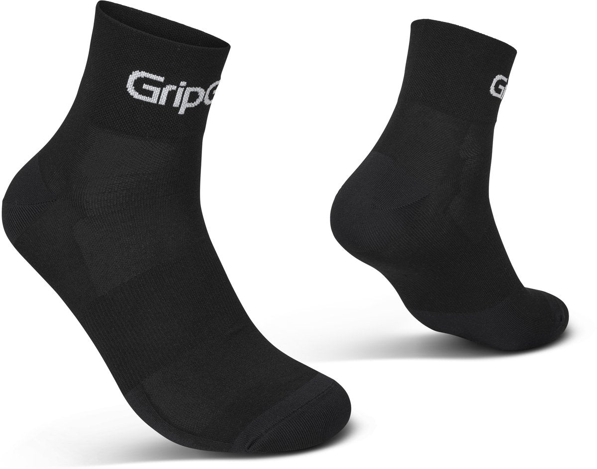 Gripgrab - chaussettes de cyclisme d'été coupe basse ride 1 paire de chaussettes courtes coolmax - unisexe - noir