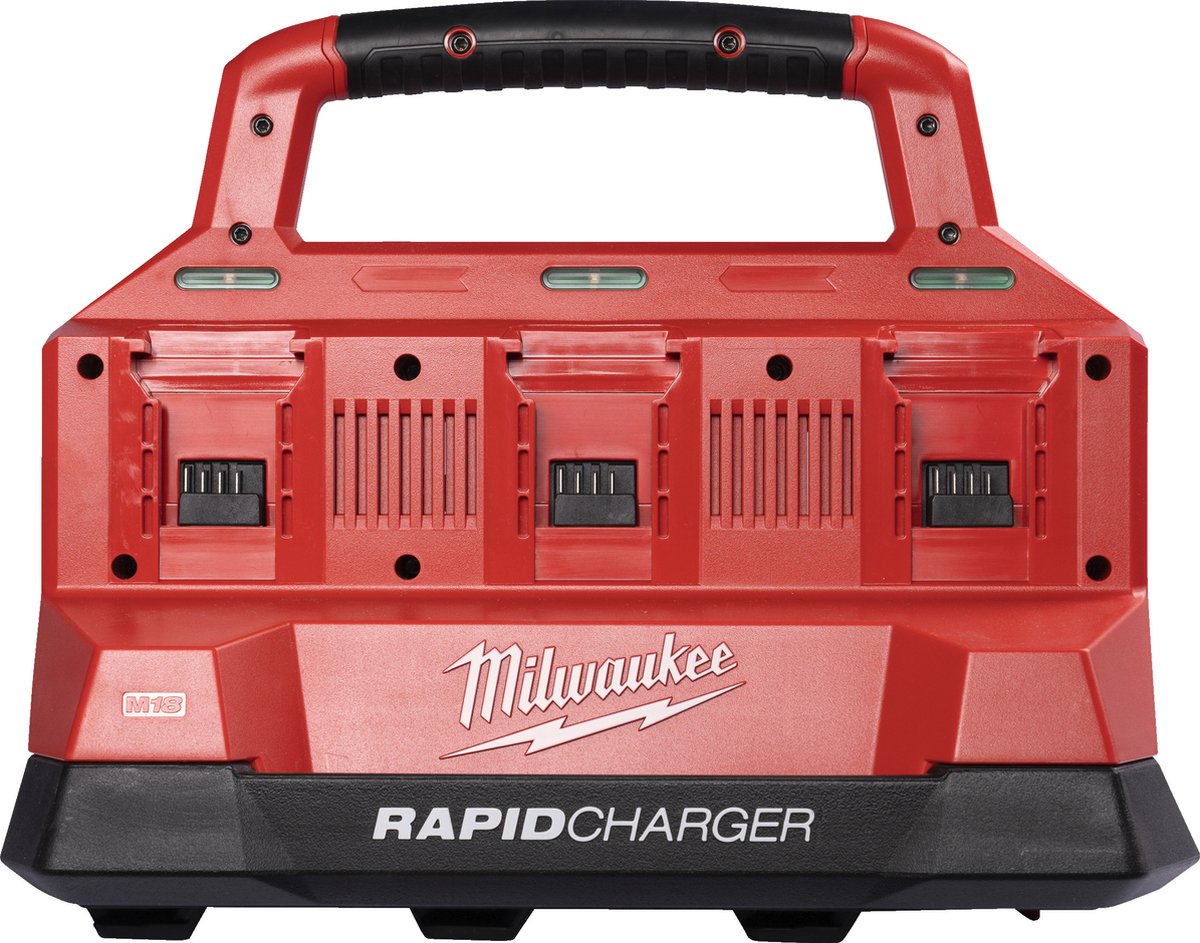 Milwaukee m18 pc6 packout™ chargeur rapide double baie 18v - 4932480162