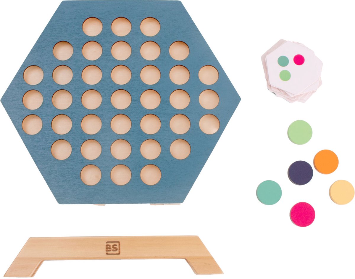 Bs Toys jeu de société 3 ensemble - jouets éducatifs - à partir de 6 ans - 2 à 4 joueurs - cadeau pour enfants