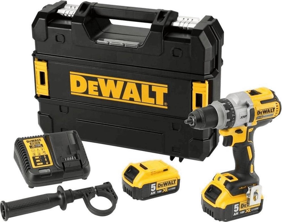 Dewalt dcd991p2 Jeu de tournevis à batterie li-ion 18v (batterie 2x 5,0ah) en étui - sans balais