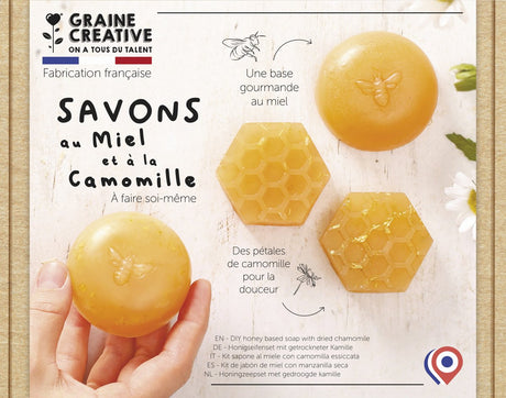 Ensemble de fabrication de savon créatif Graine miel - jouets créatifs bricolage.