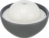 Trixie Dome vital Fountain Ceramic Grey White