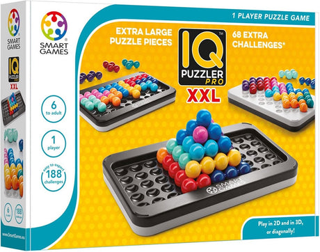 Smartgames - iq puzzler pro xxl - 188 missions - Puzzles 2D et 3D