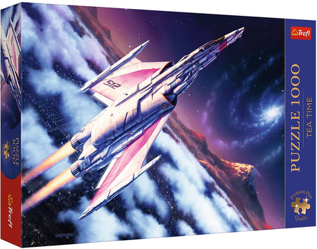 Puzzle Trefl 1000 pièces - premium plus vol dans l'espace.