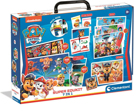 Clementoni Paw Patrol - super edukit - 7 jeux en 1 - jouets éducatifs - stylo parlant - à partir de 3 ans