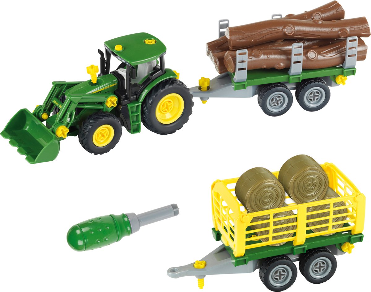 Petit tracteur de chantier jd + accessoire pour 2 mod.