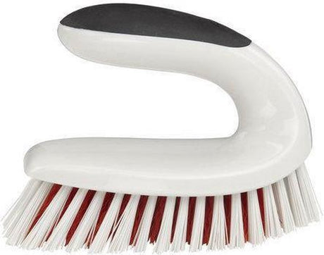 Oxo - brosse à récurer - avec manche courbé